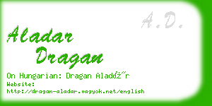 aladar dragan business card